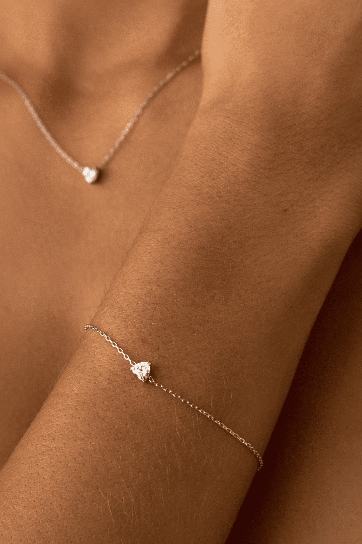 HEART STONE BRACELET