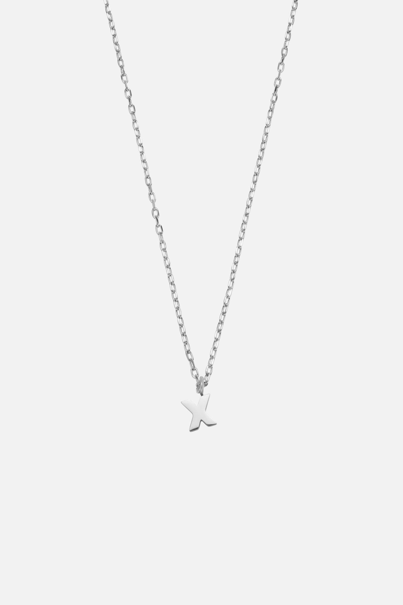 LETTER POLISHED NECKLACE (A-Z)