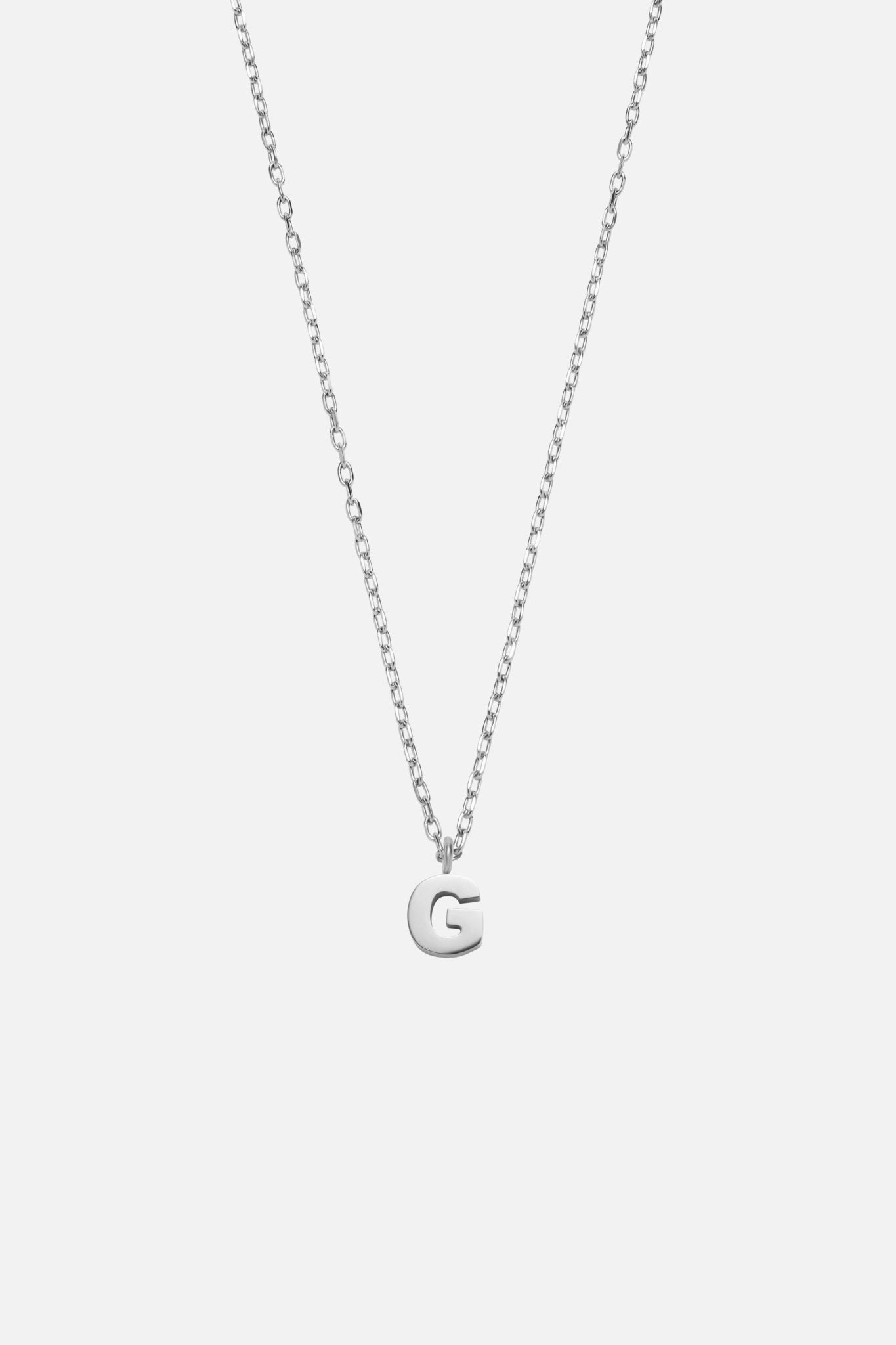 LETTER POLISHED NECKLACE (A-Z)