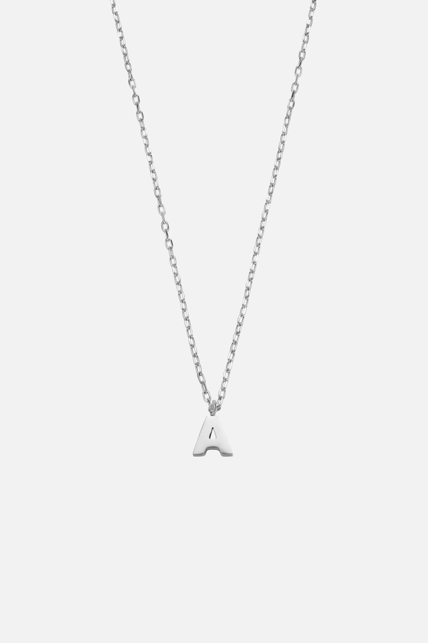 LETTER POLISHED NECKLACE (A-Z)