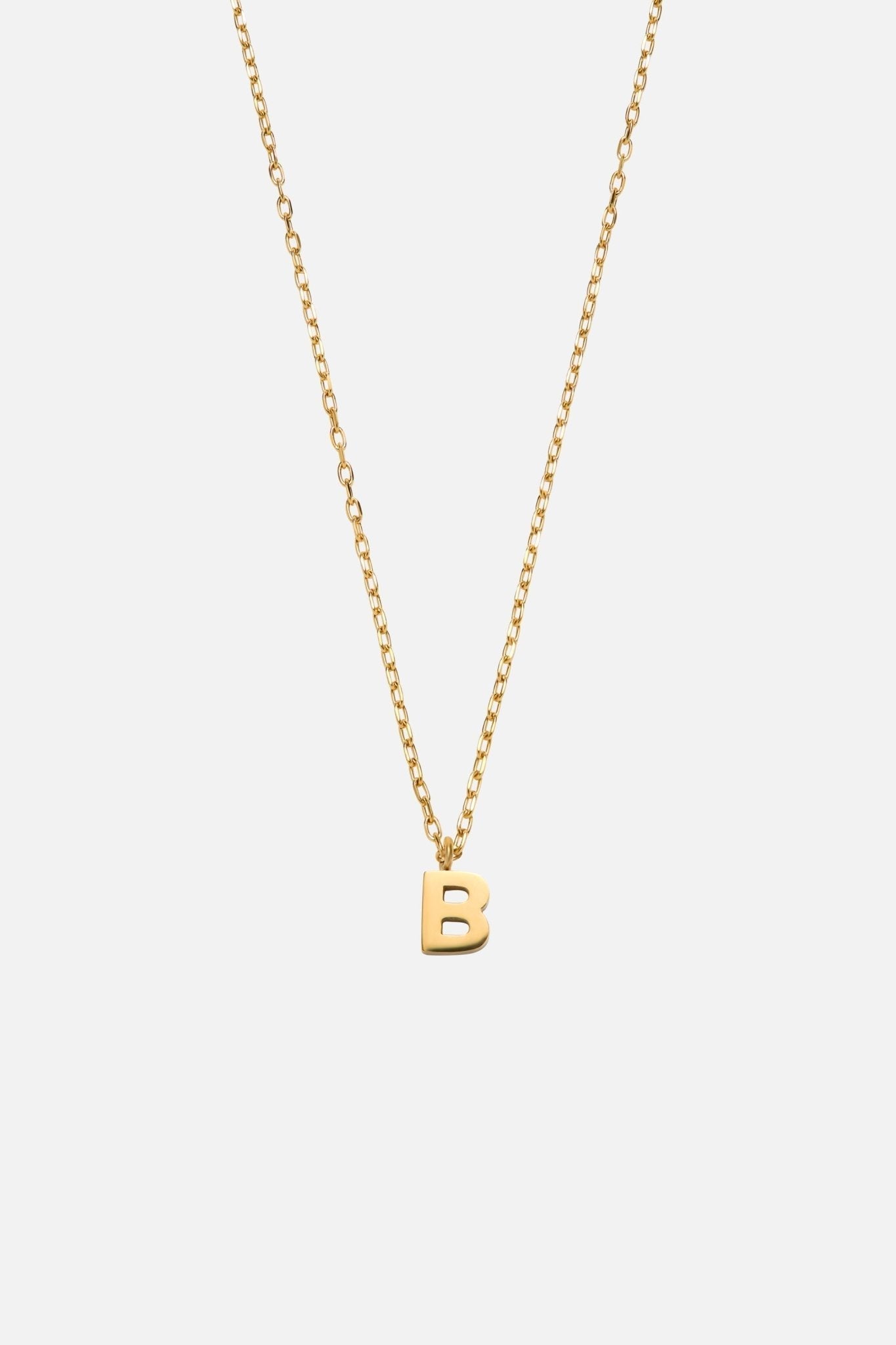 LETTER POLISHED NECKLACE (A-Z)