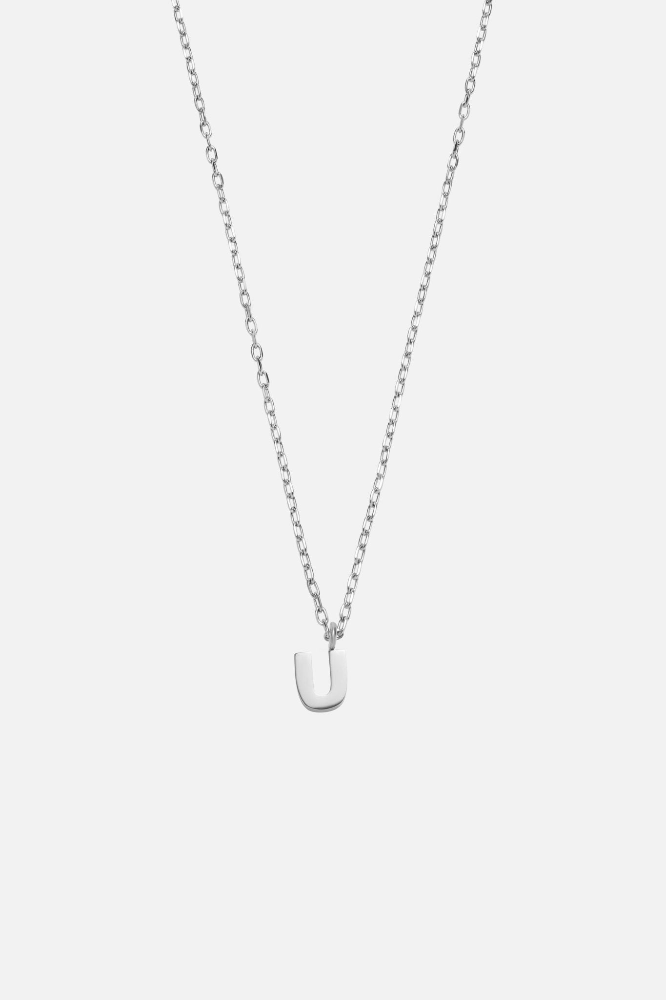 LETTER POLISHED NECKLACE (A-Z)