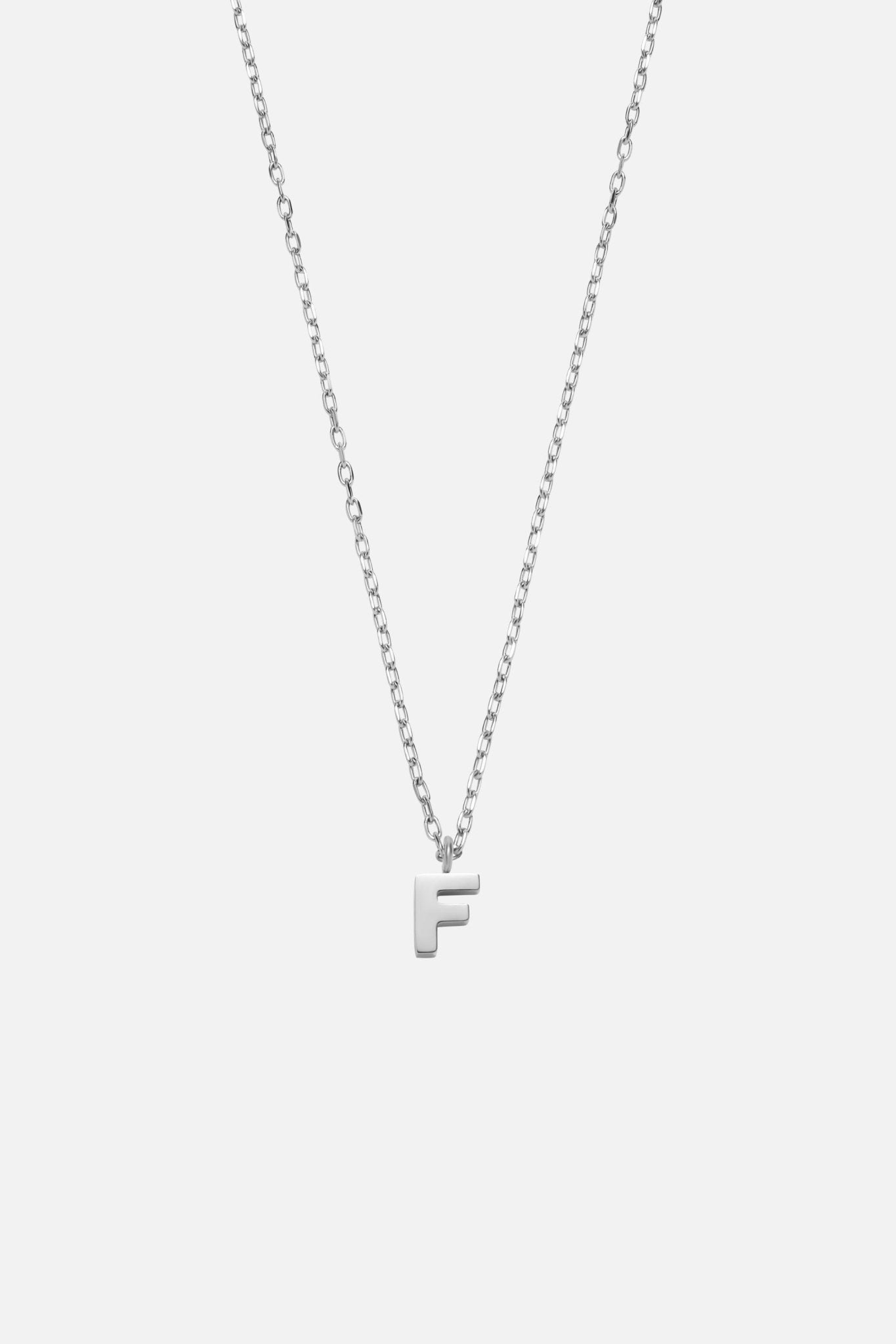 LETTER POLISHED NECKLACE (A-Z)
