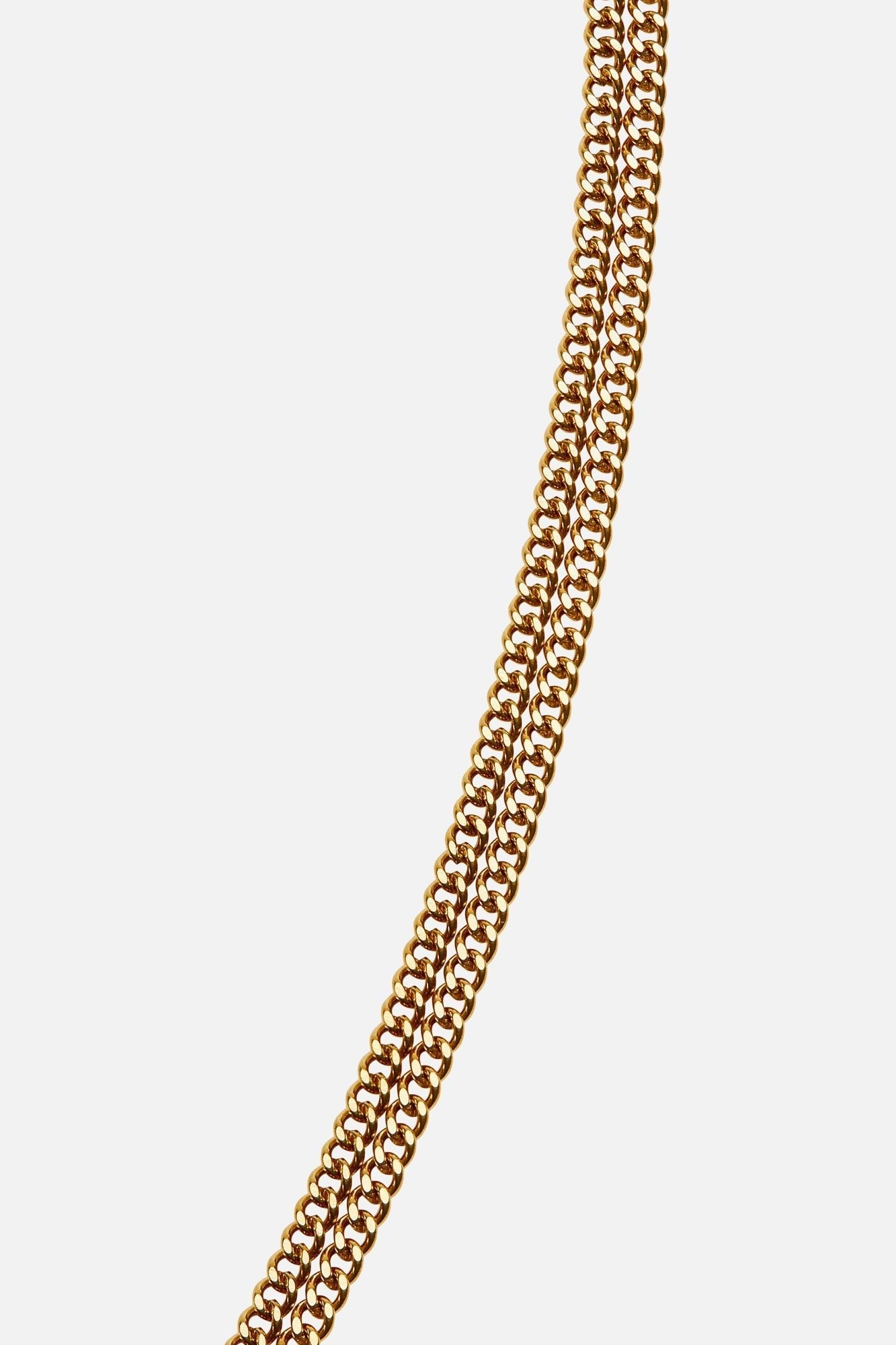 DOUBLE CROSS NECKLACE