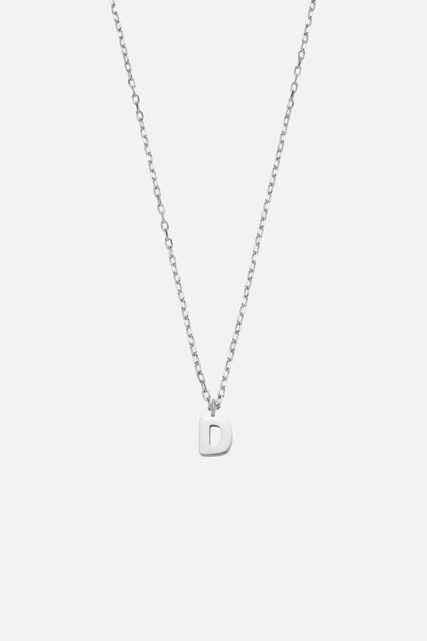 LETTER POLISHED NECKLACE (A-Z)