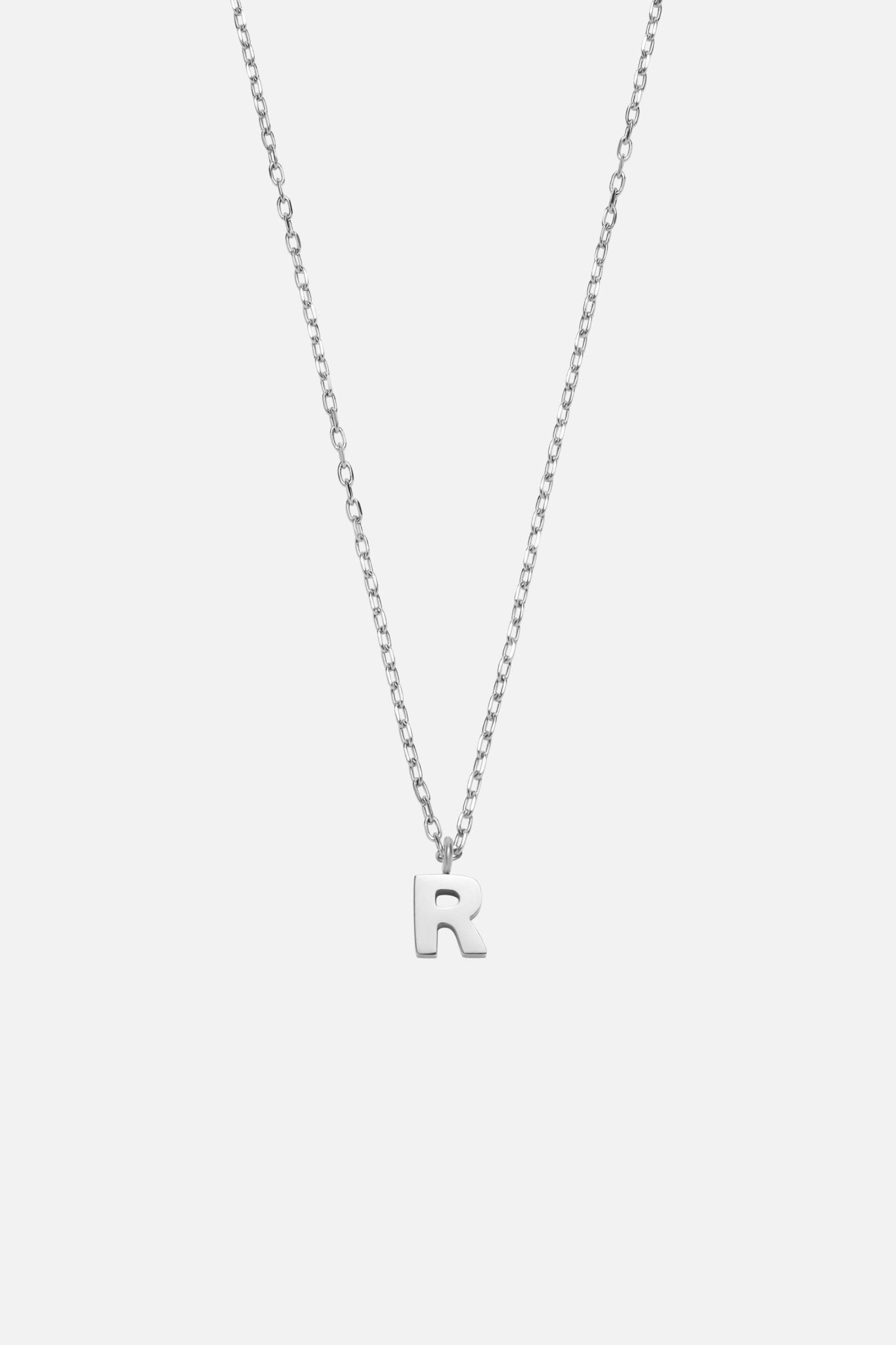LETTER POLISHED NECKLACE (A-Z)
