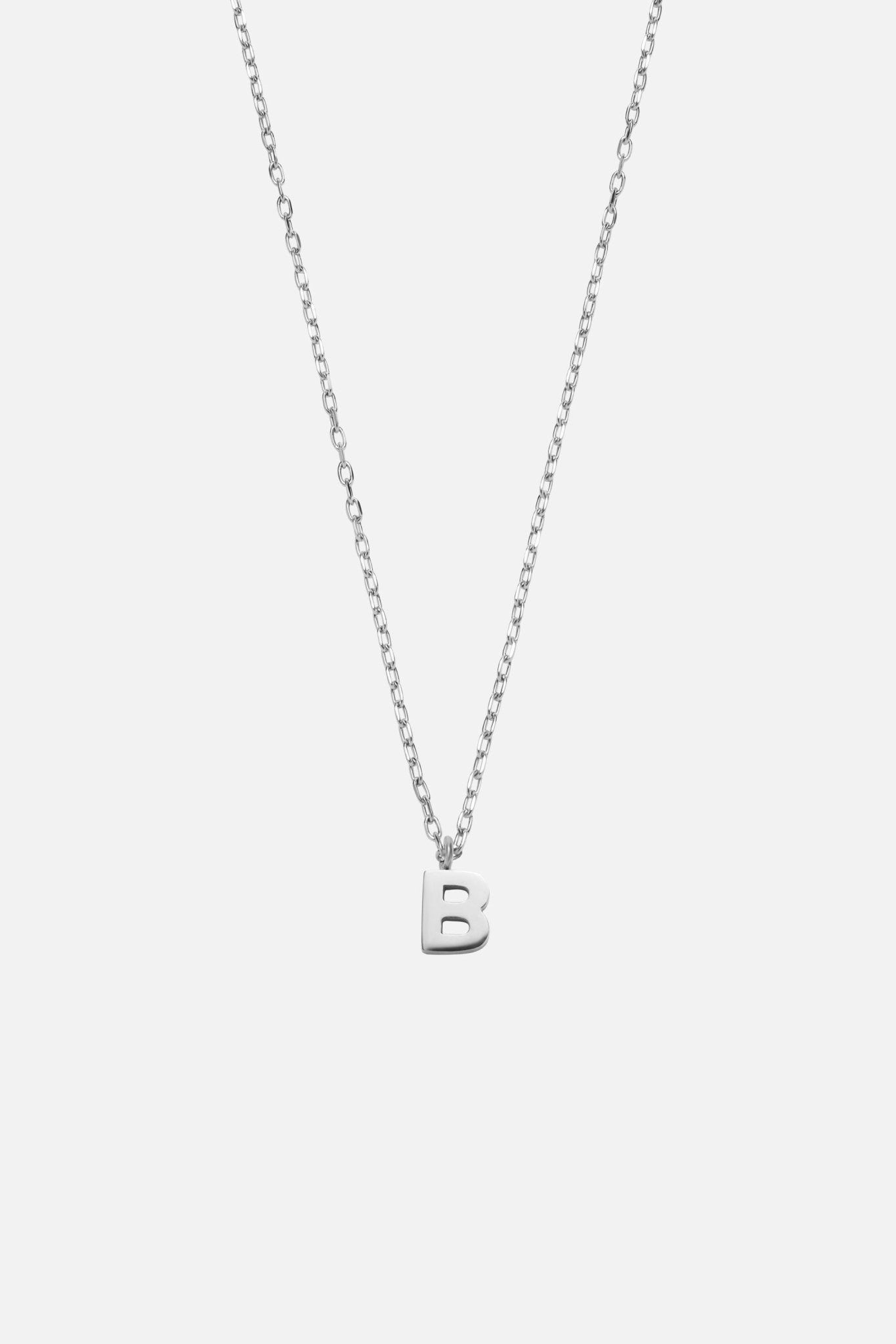 LETTER POLISHED NECKLACE (A-Z)