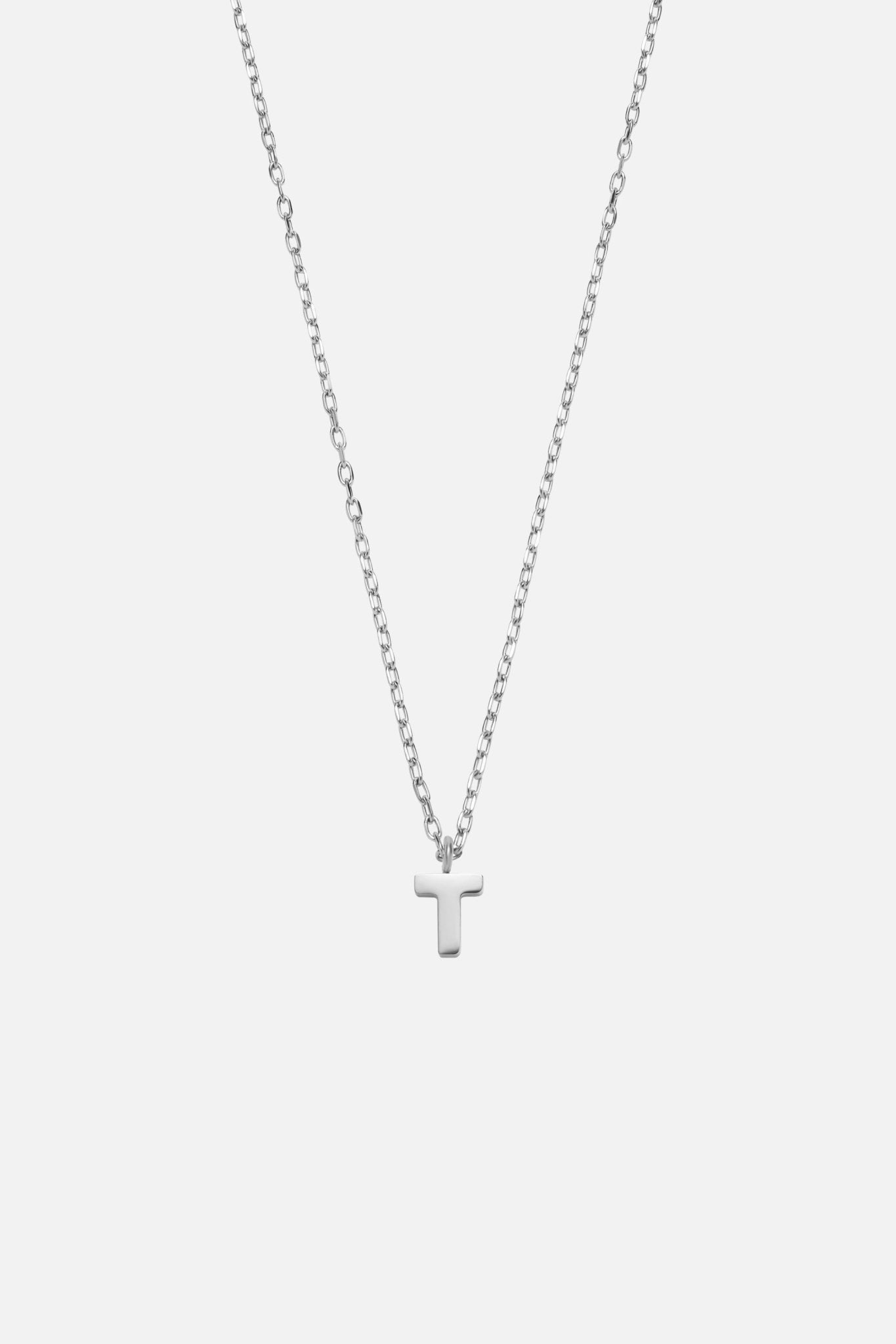 LETTER POLISHED NECKLACE (A-Z)