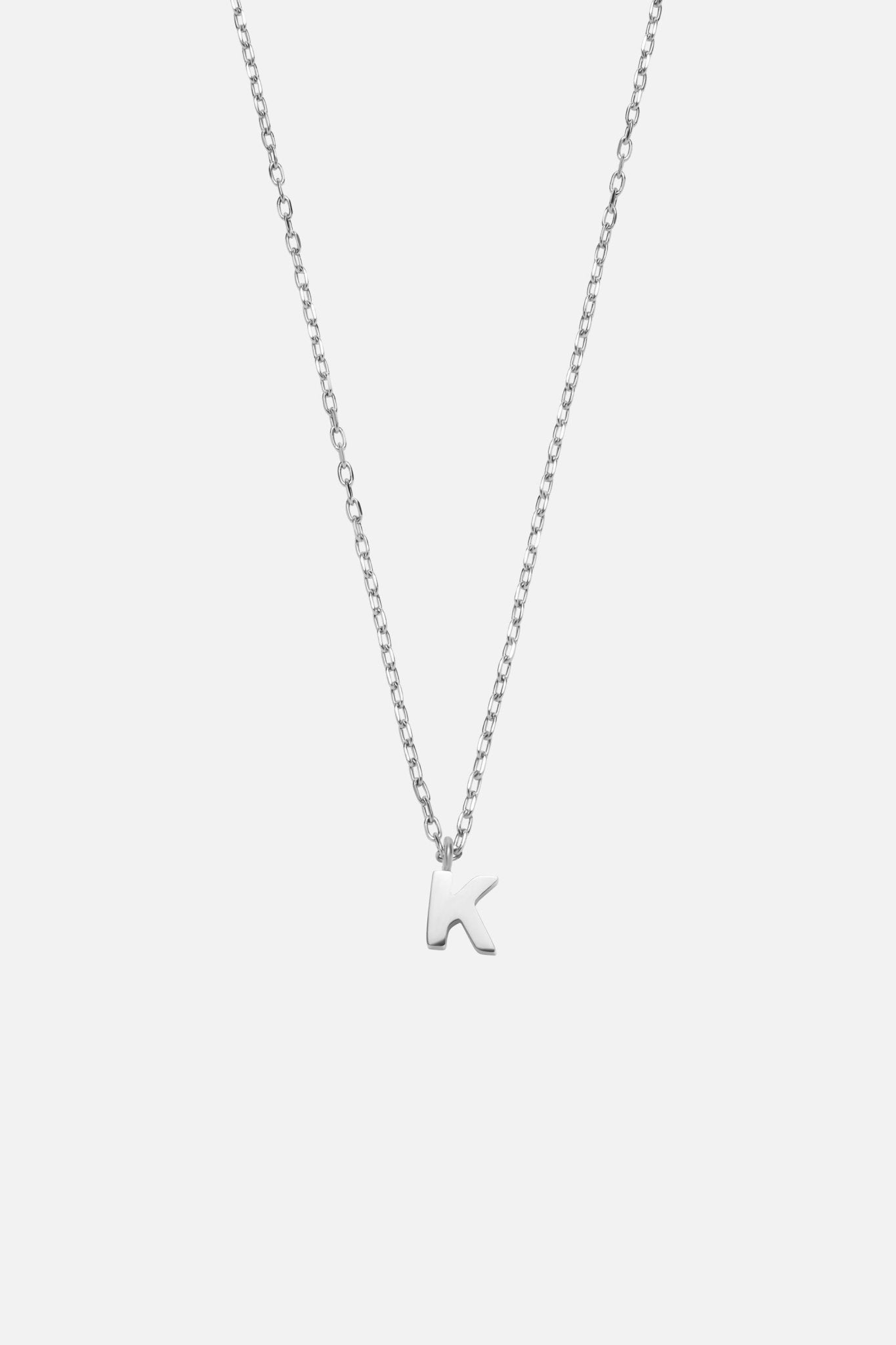LETTER POLISHED NECKLACE (A-Z)