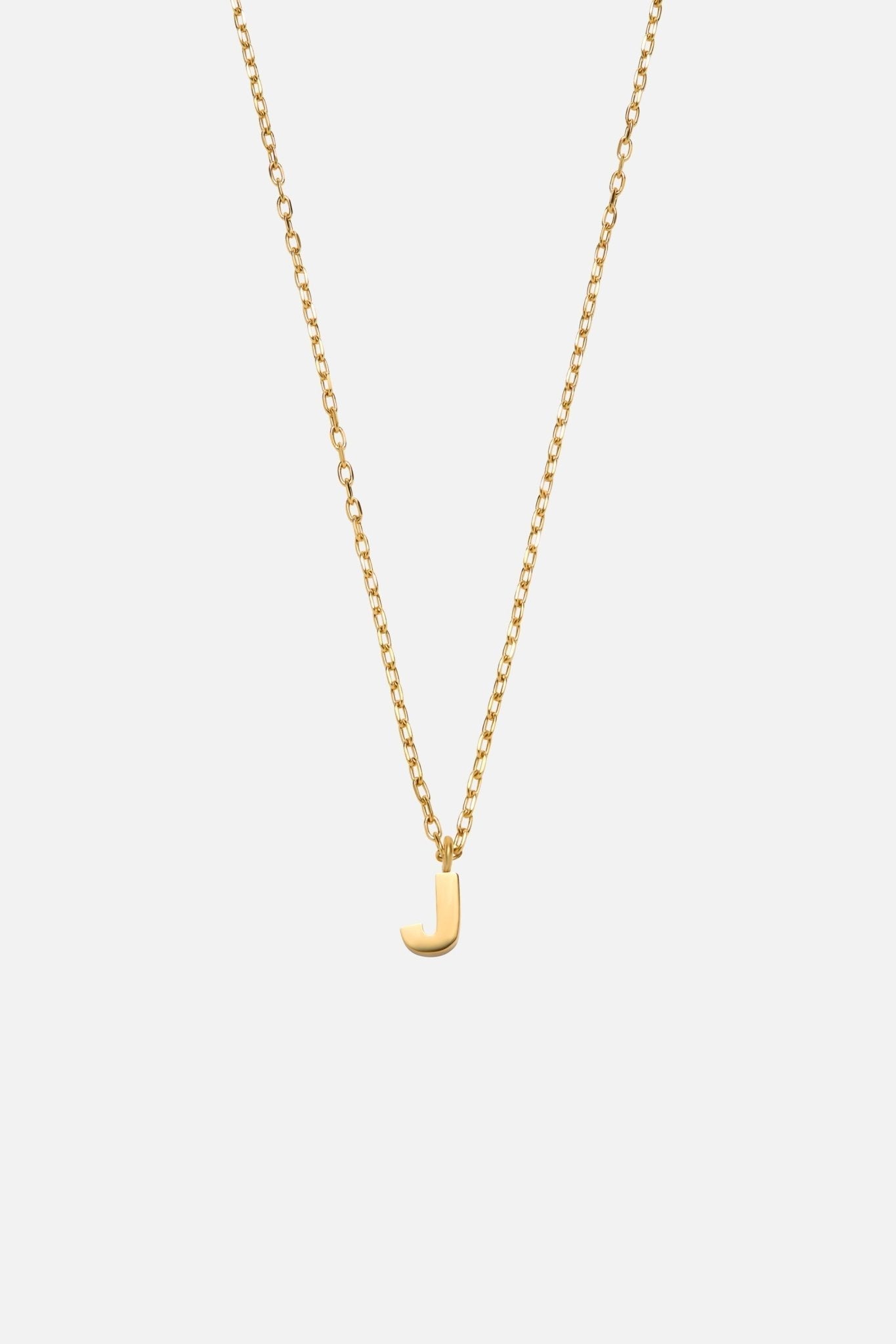 LETTER POLISHED NECKLACE (A-Z)