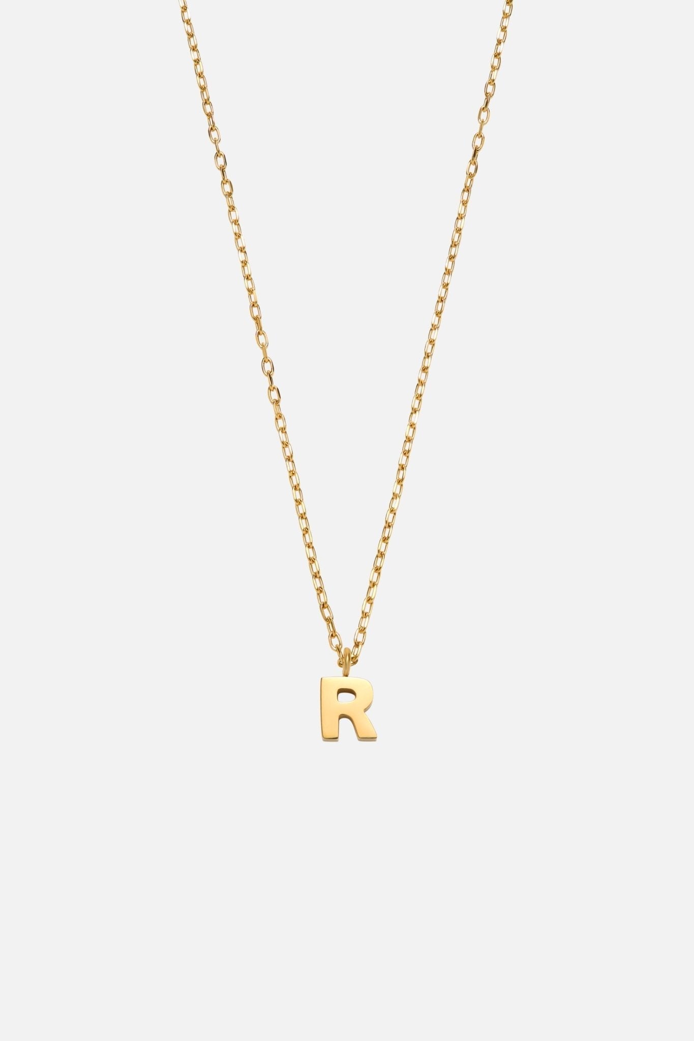 LETTER POLISHED NECKLACE (A-Z)