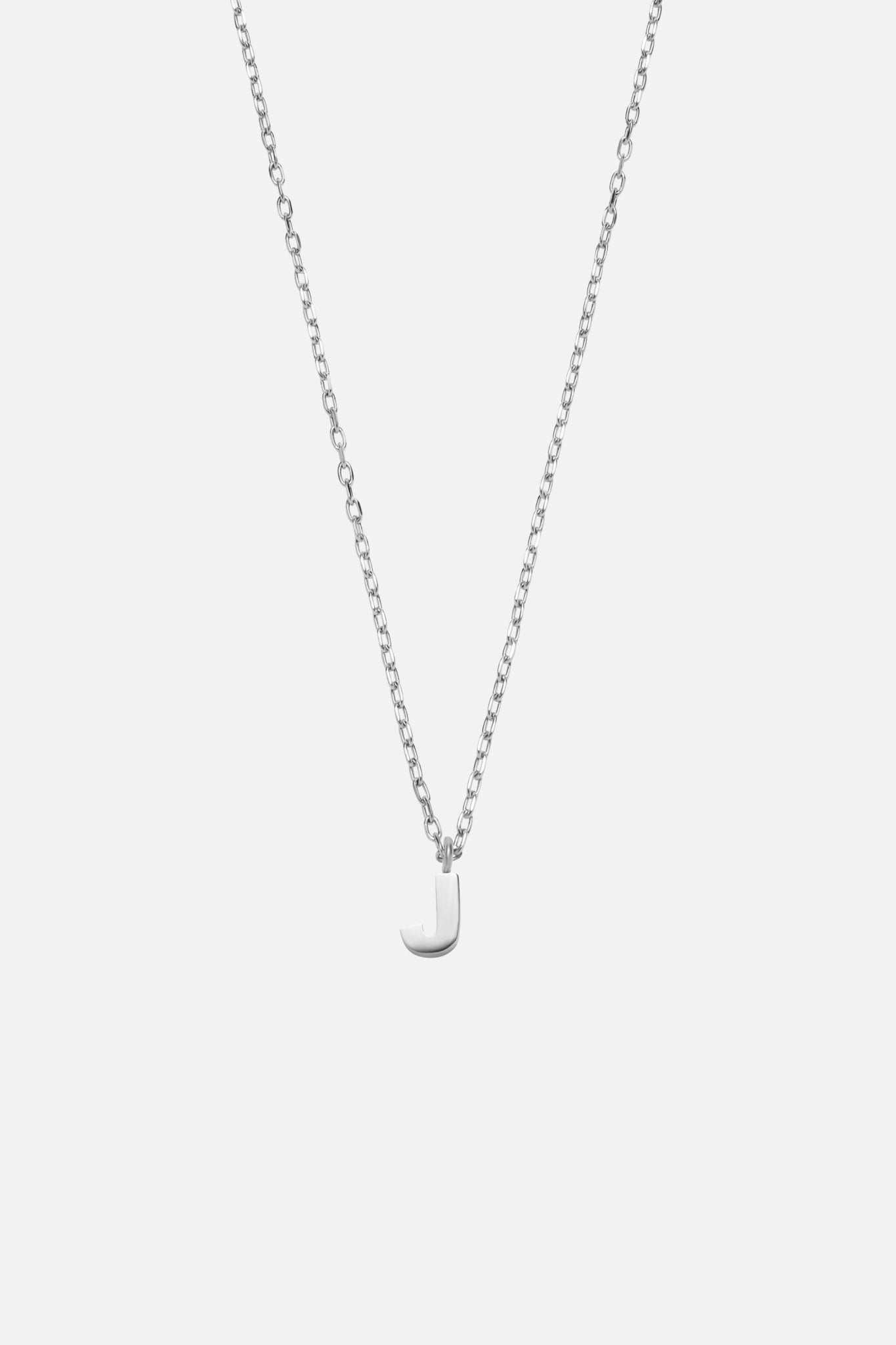 LETTER POLISHED NECKLACE (A-Z)
