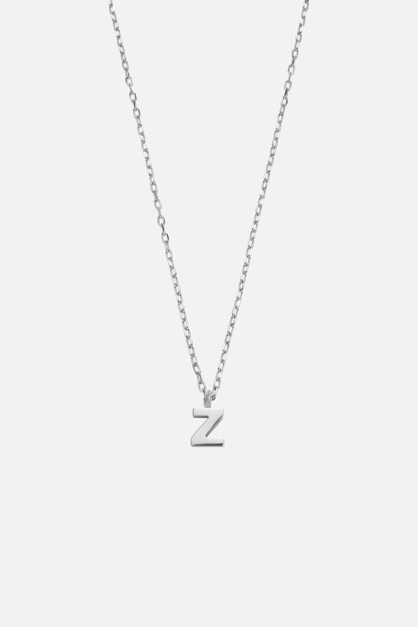 LETTER POLISHED NECKLACE (A-Z)