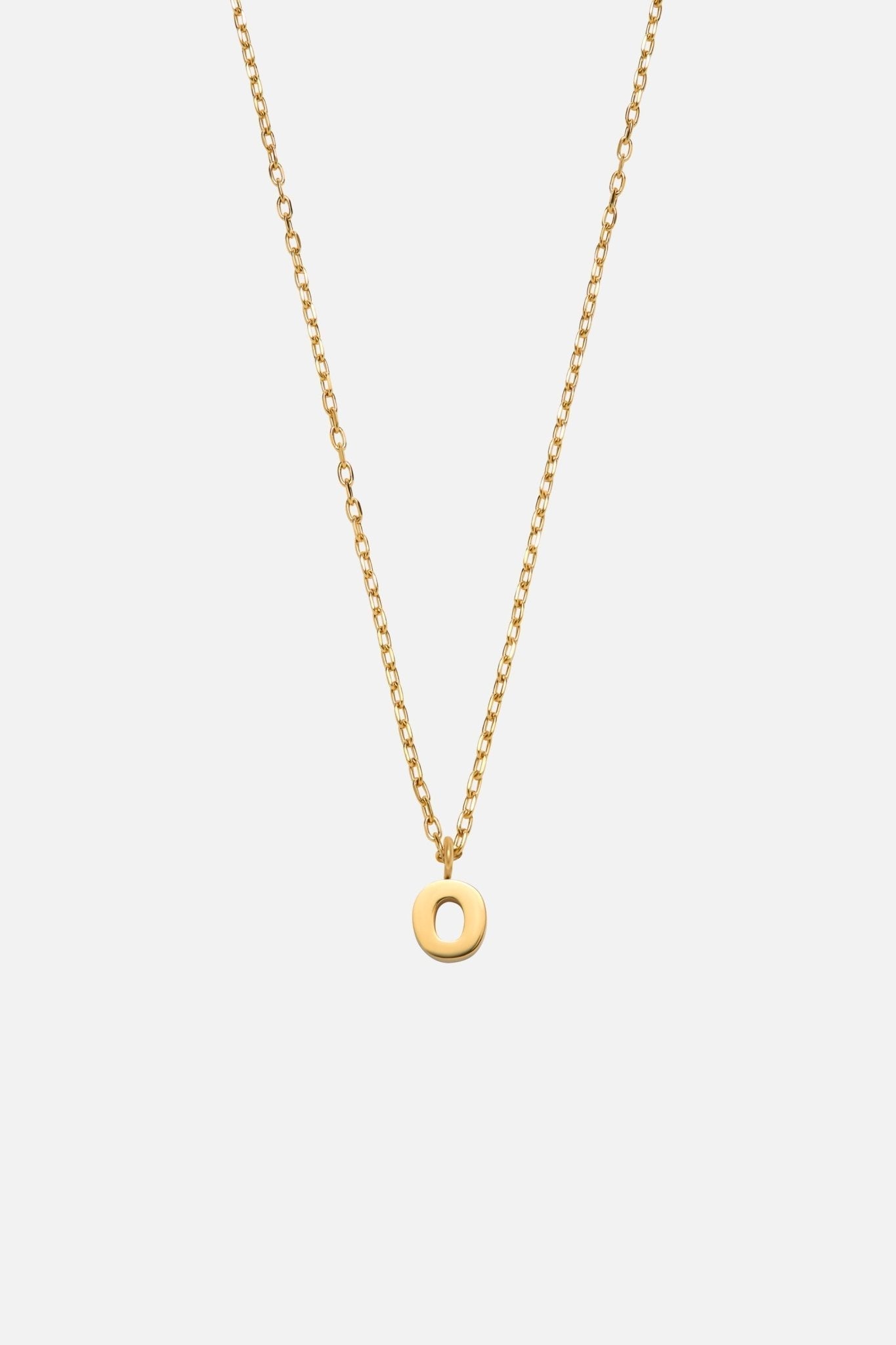 LETTER POLISHED NECKLACE (A-Z)