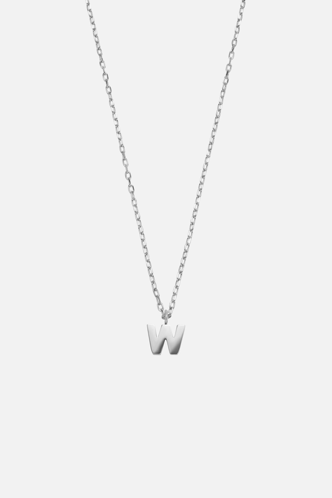 LETTER POLISHED NECKLACE (A-Z)