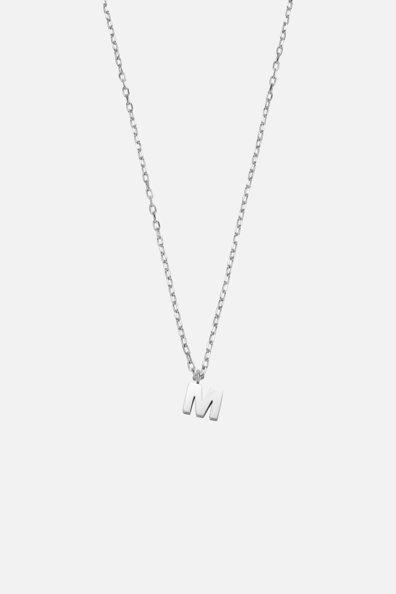 LETTER POLISHED NECKLACE (A-Z)