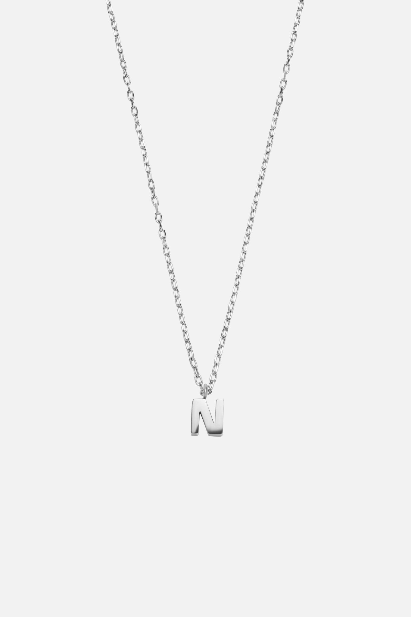 LETTER POLISHED NECKLACE (A-Z)