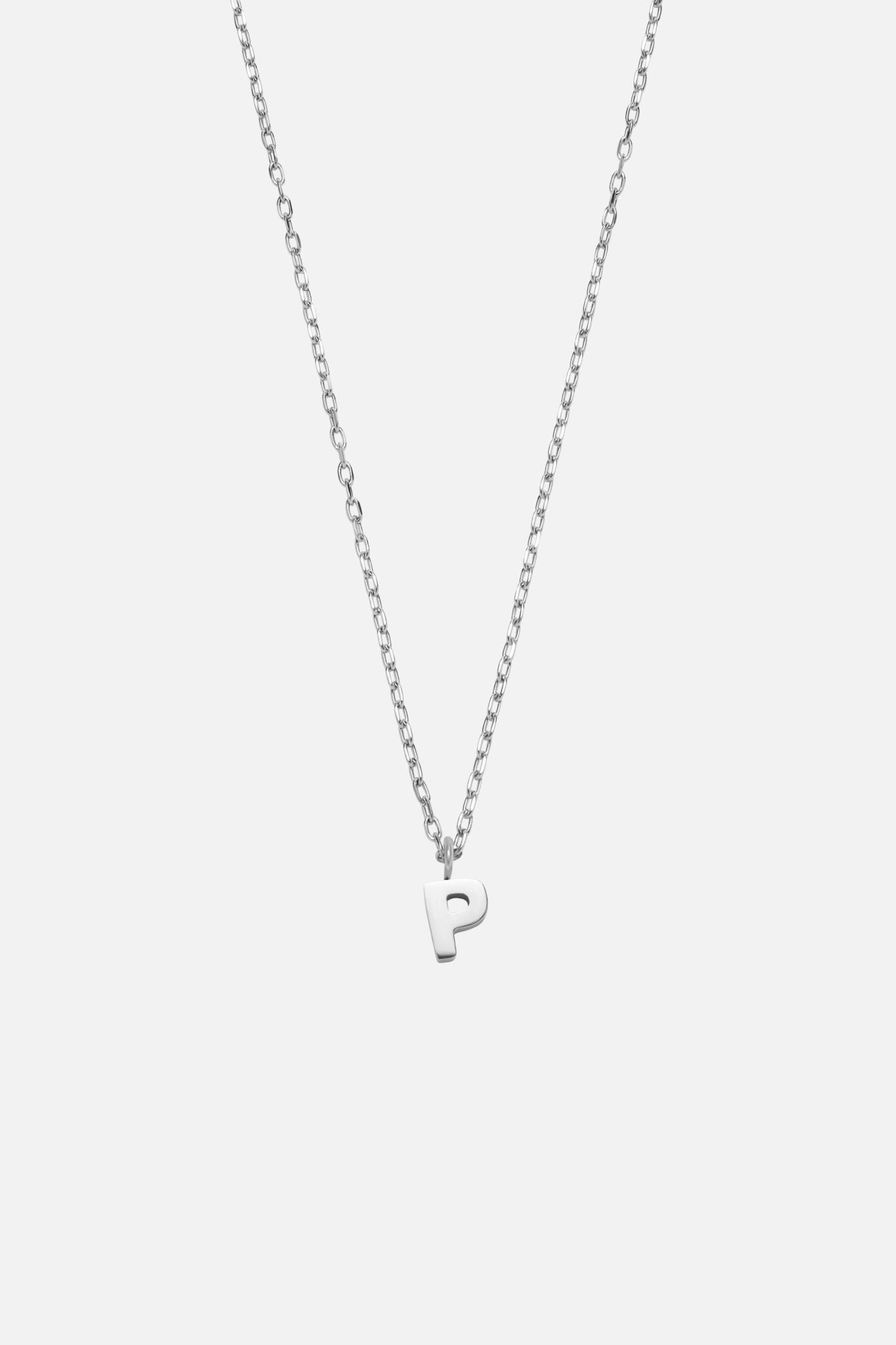 LETTER POLISHED NECKLACE (A-Z)