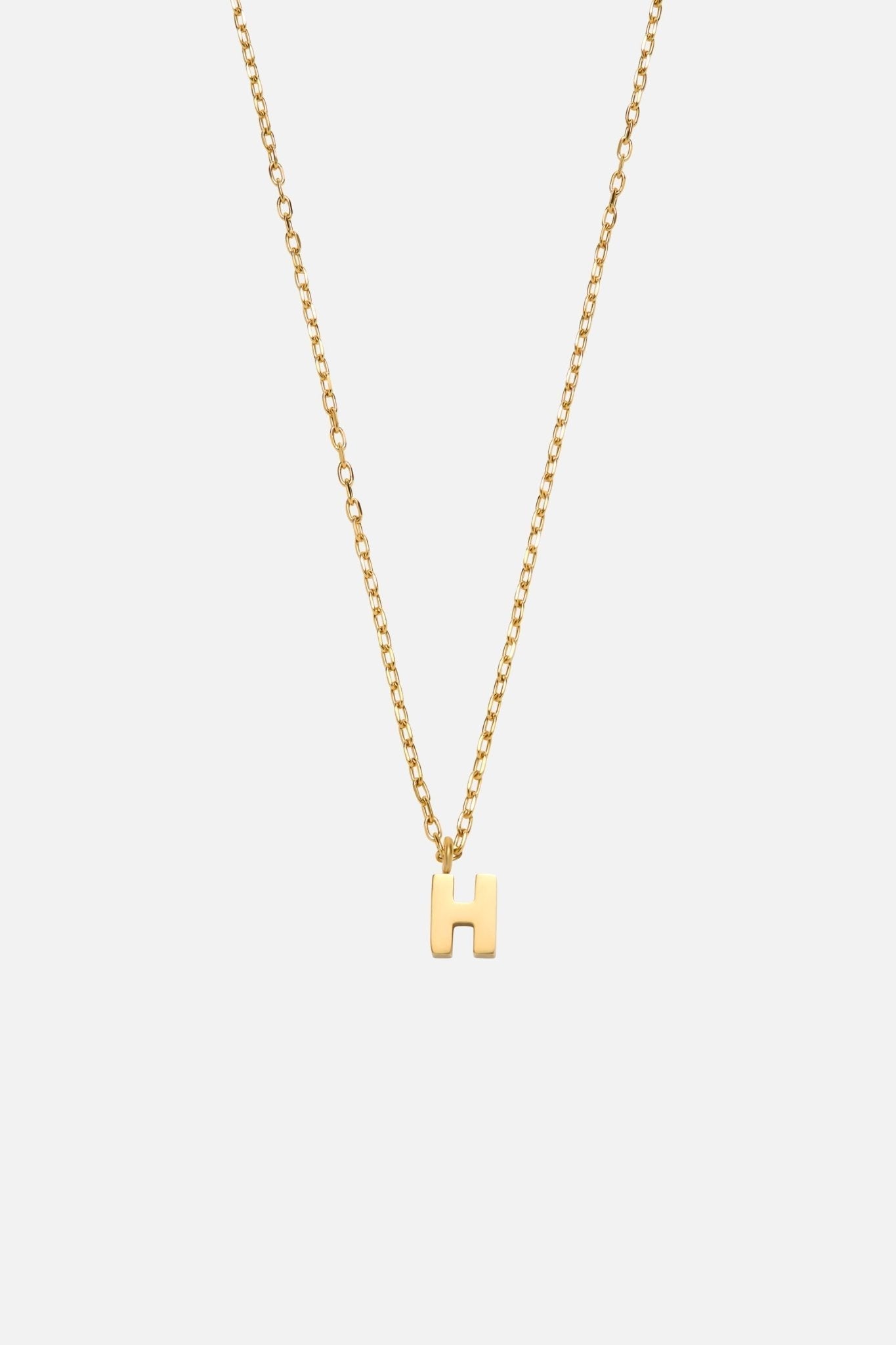 LETTER POLISHED NECKLACE (A-Z)