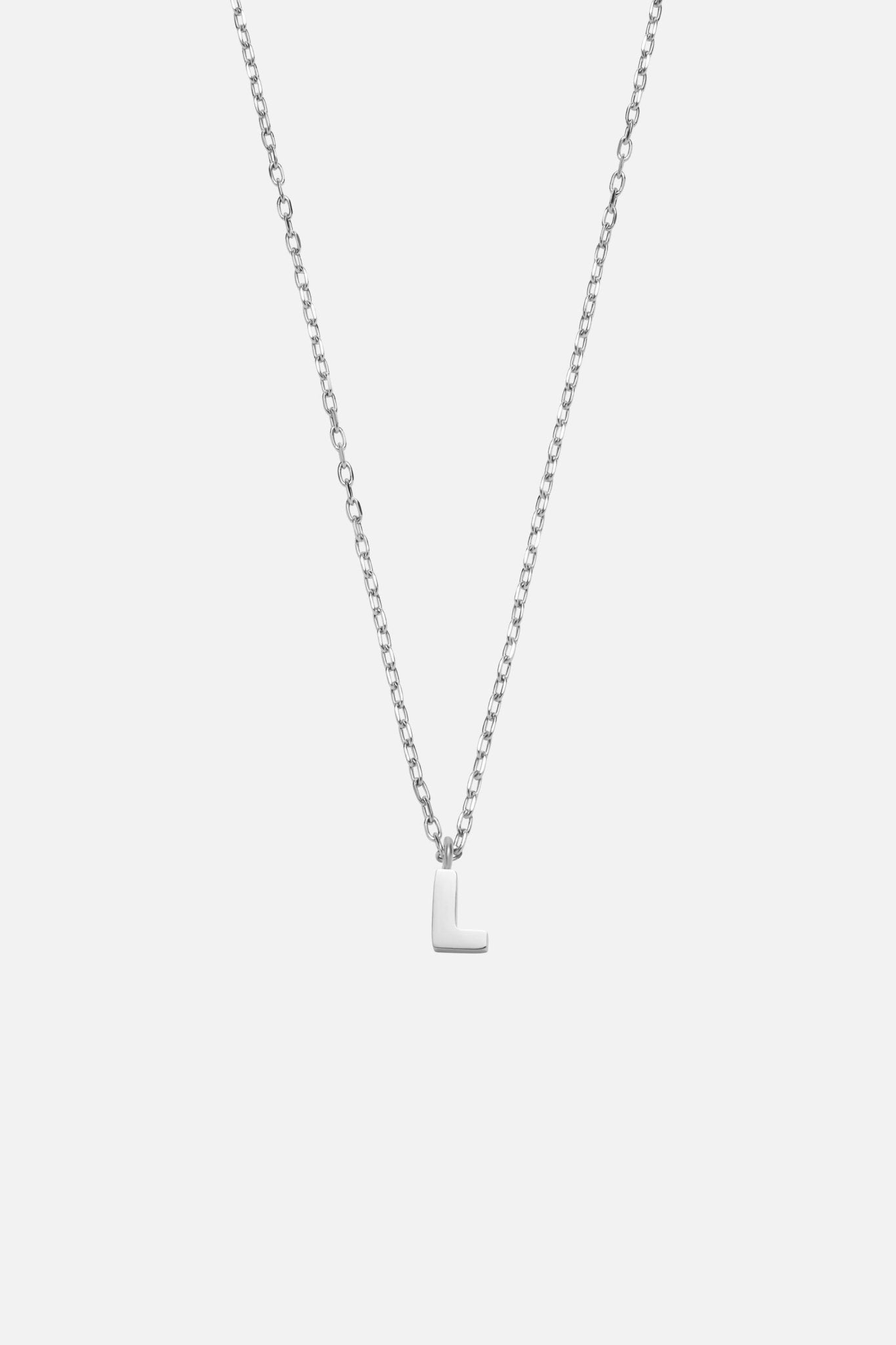 LETTER POLISHED NECKLACE (A-Z)